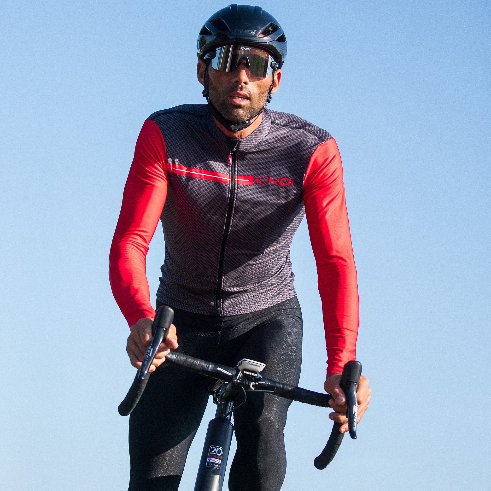 LONG SLEEVES JERSEY EKOI CARBON NEON YELLOW