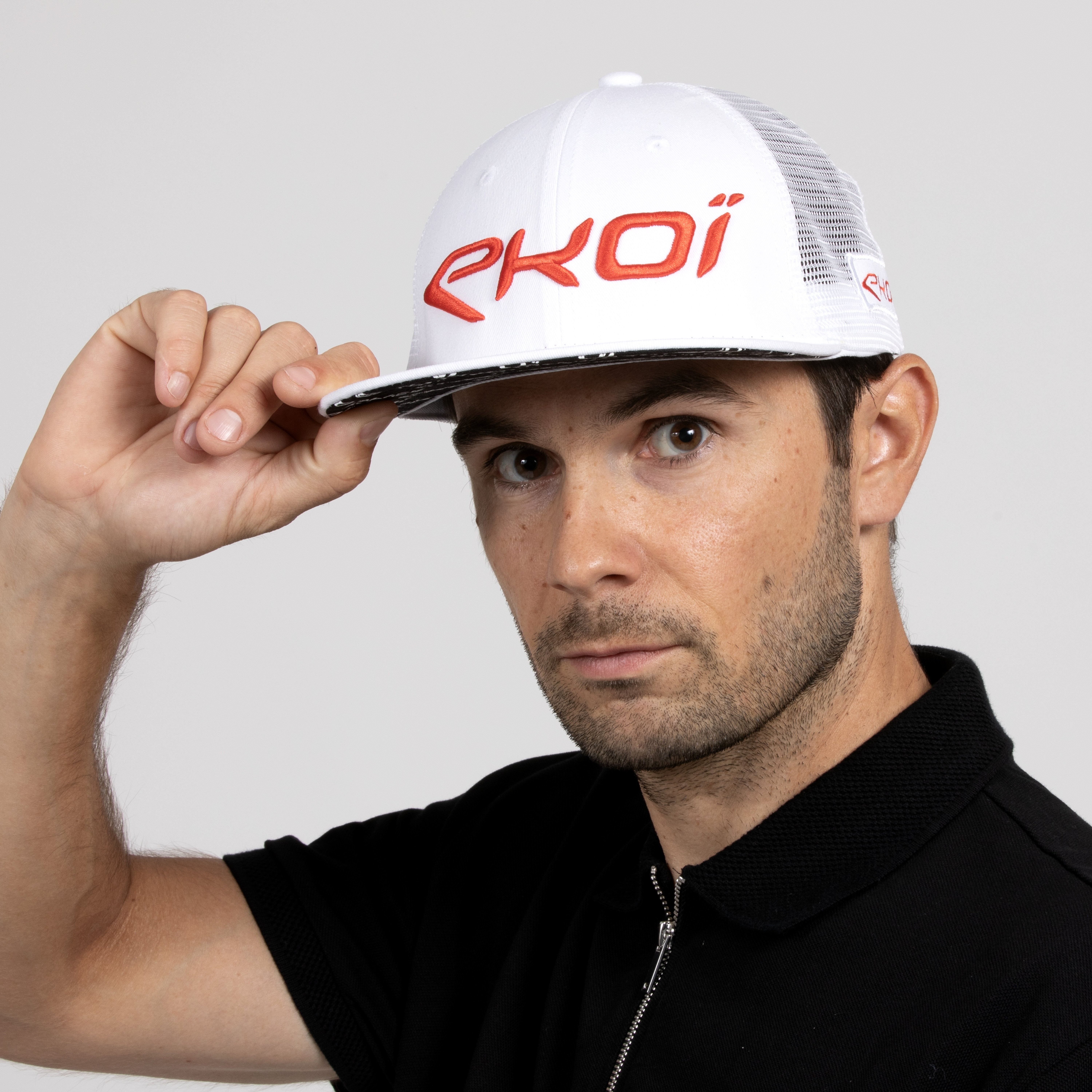 EKOI Flat Visor Cap Black