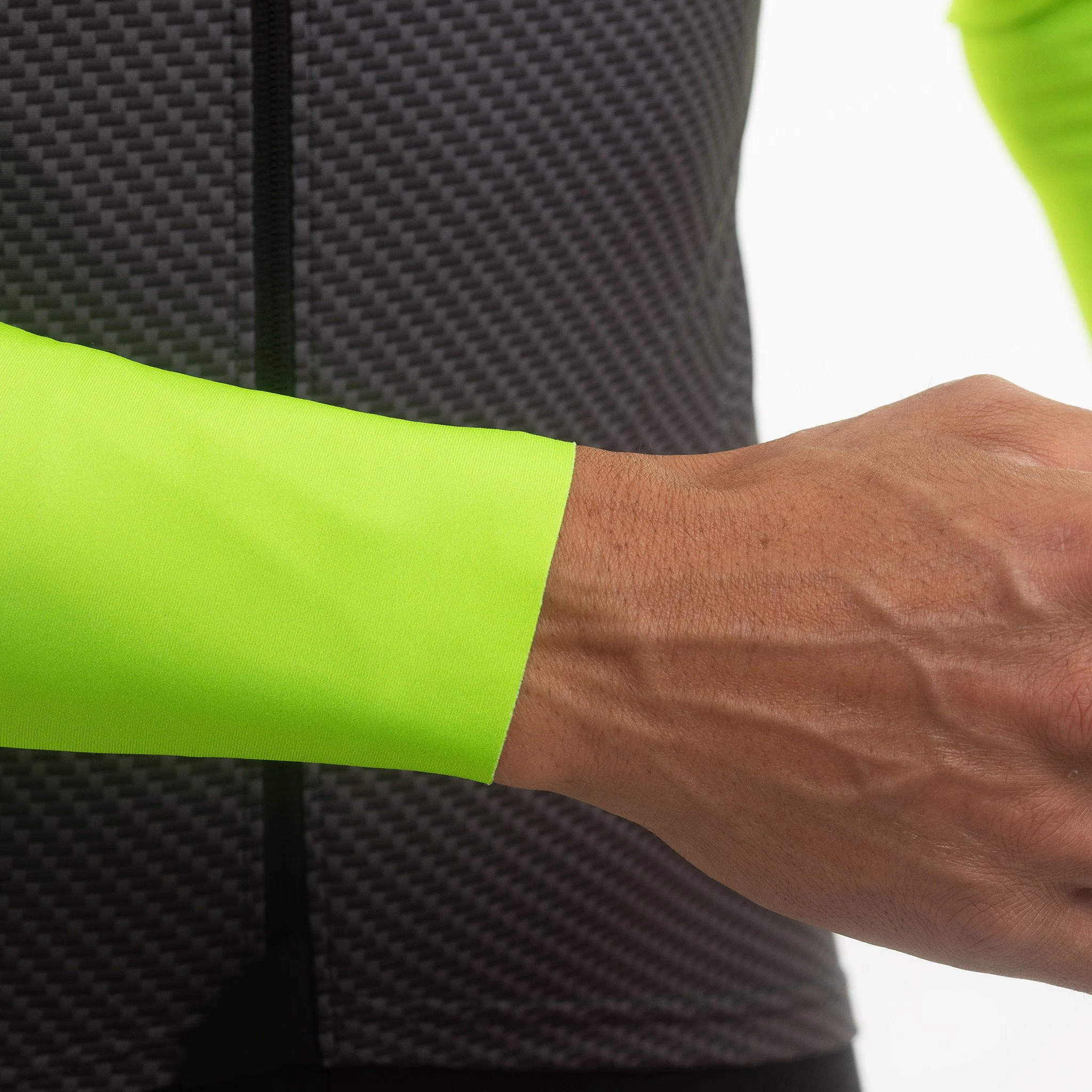 LONG SLEEVES JERSEY EKOI CARBON NEON YELLOW