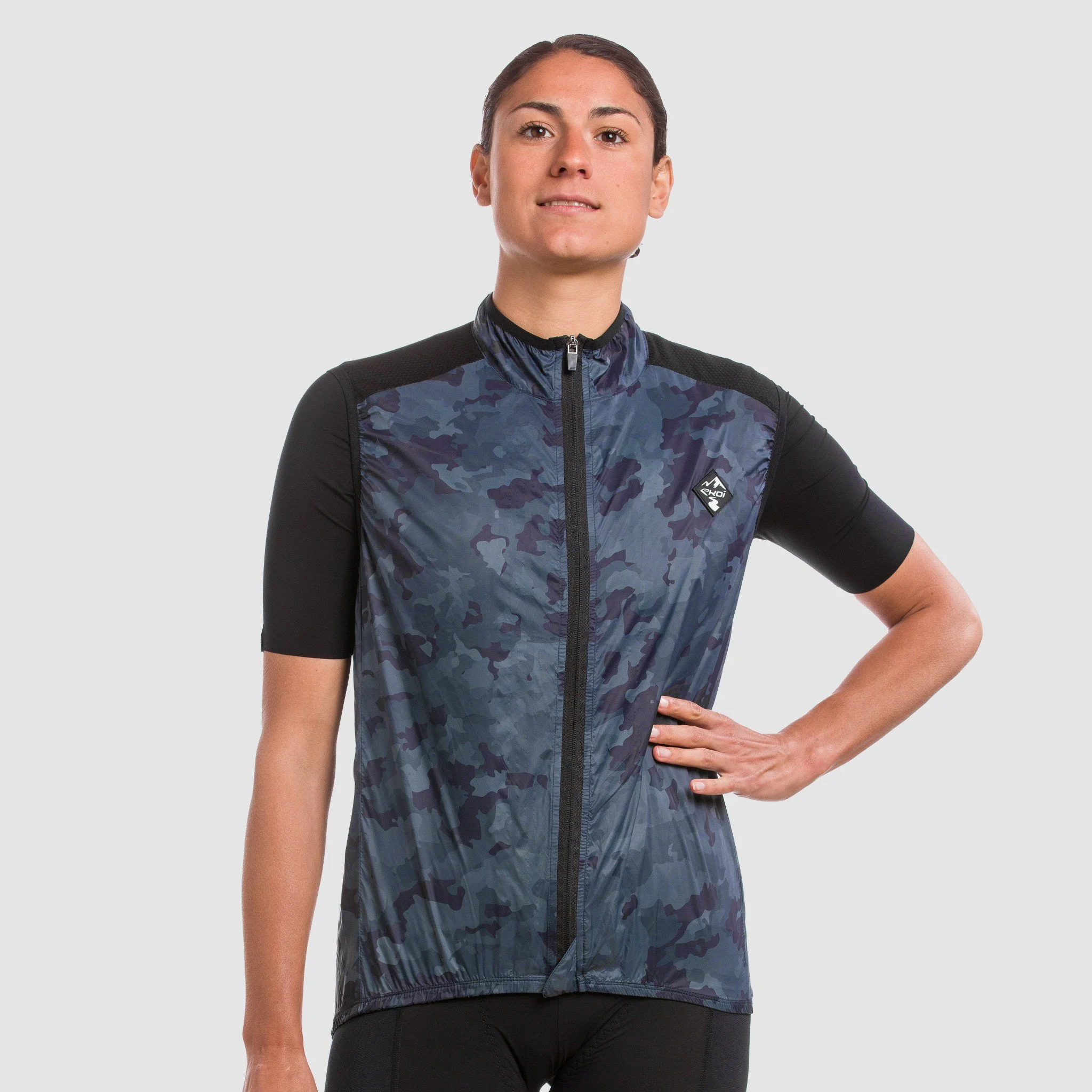 Unisex Windproof Vest EKOI GRAVEL ULTRALIGHT Kaki