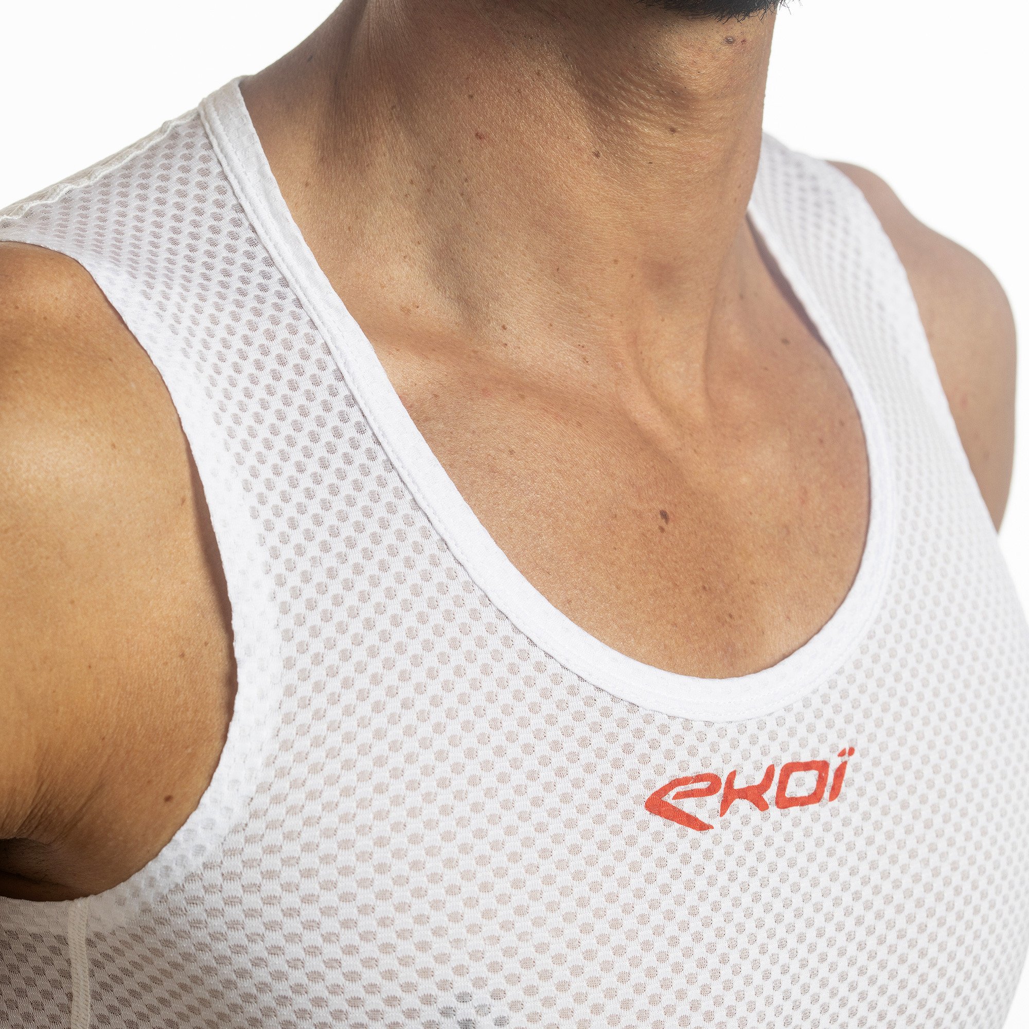 Sous maillot EKOI Perf ULTRALIGHT EXTRAFIL Blanc Rouge