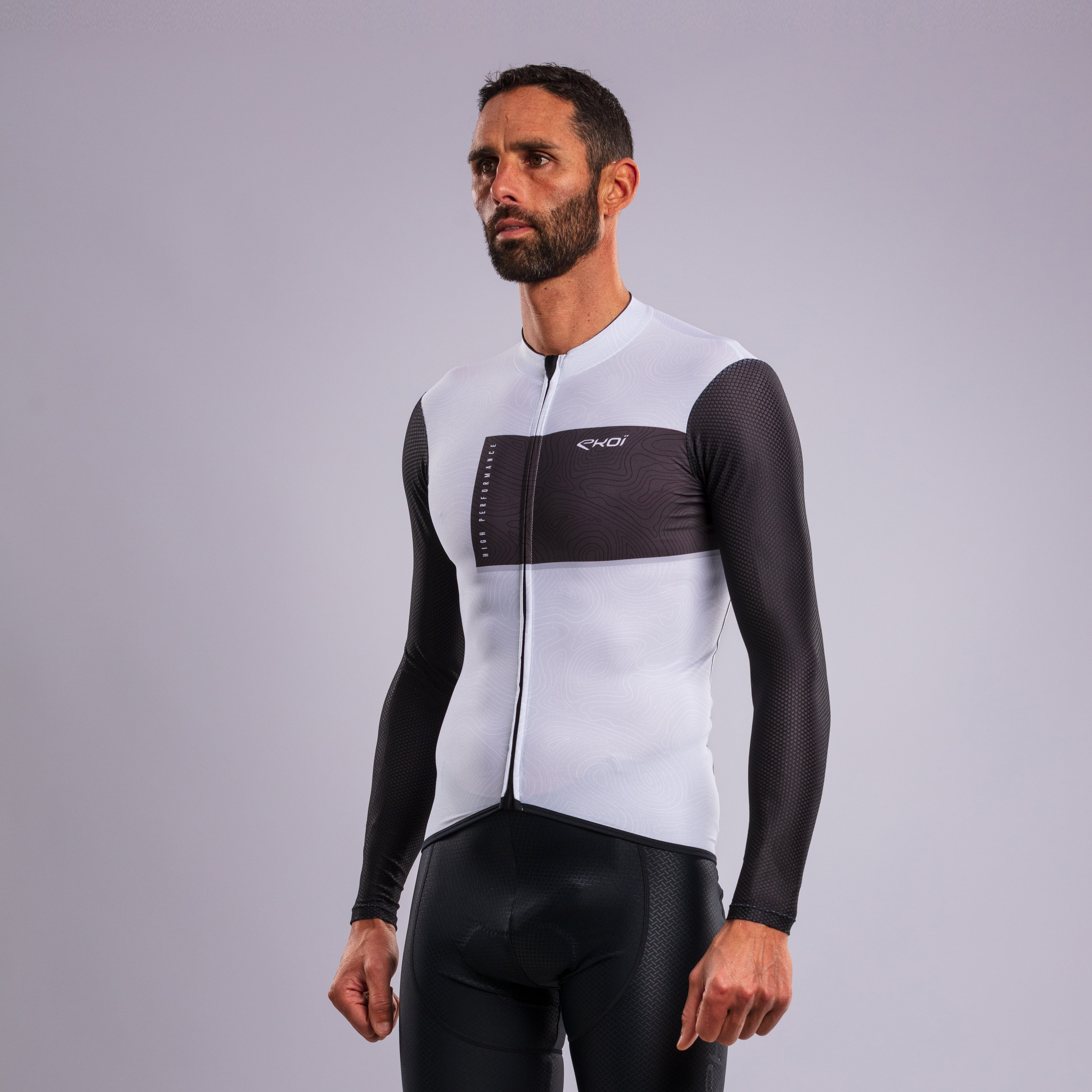 EKOI ROAD BLACK MID SEASON JERSEY