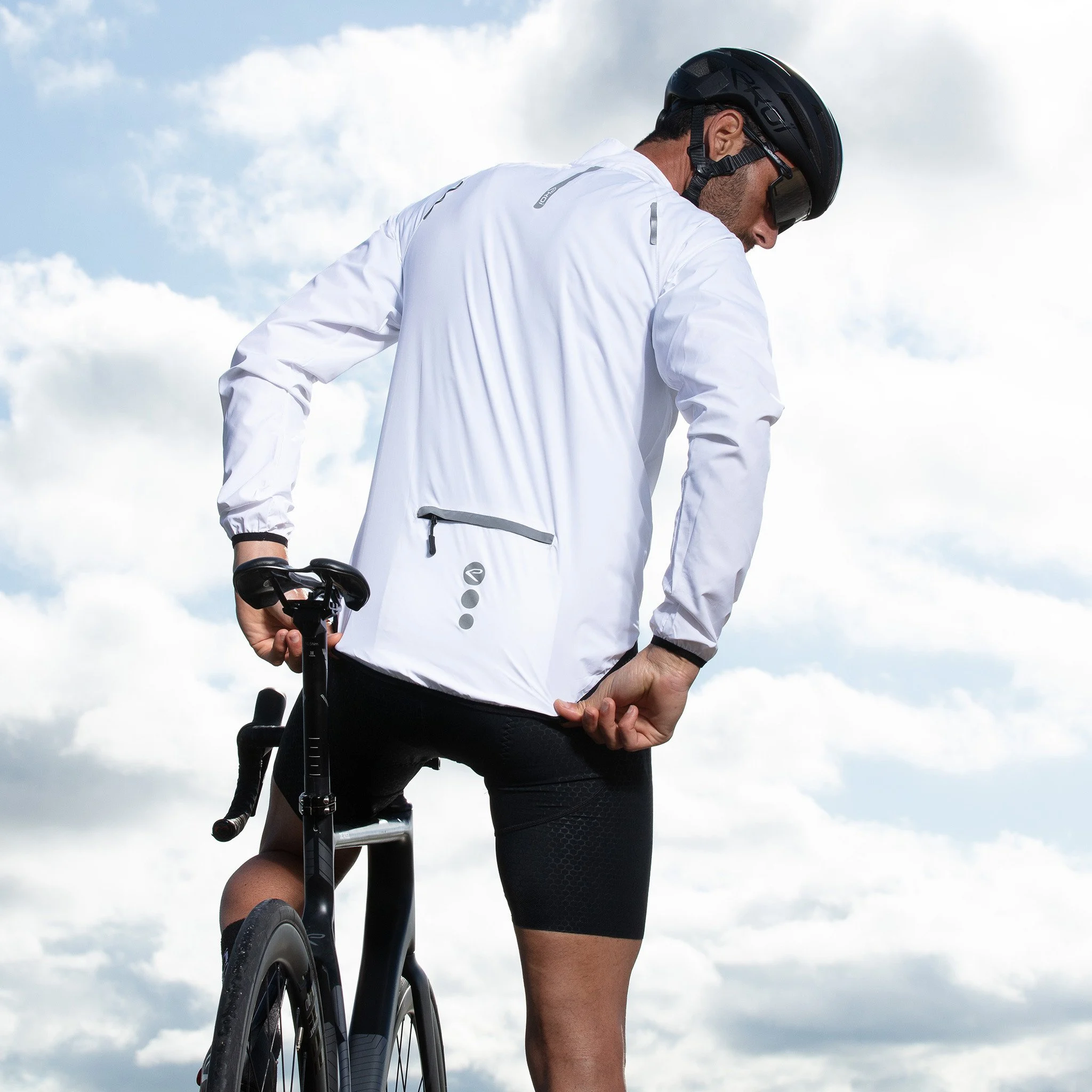 Cycling Windproof Jacket EKOI Neon Yellow