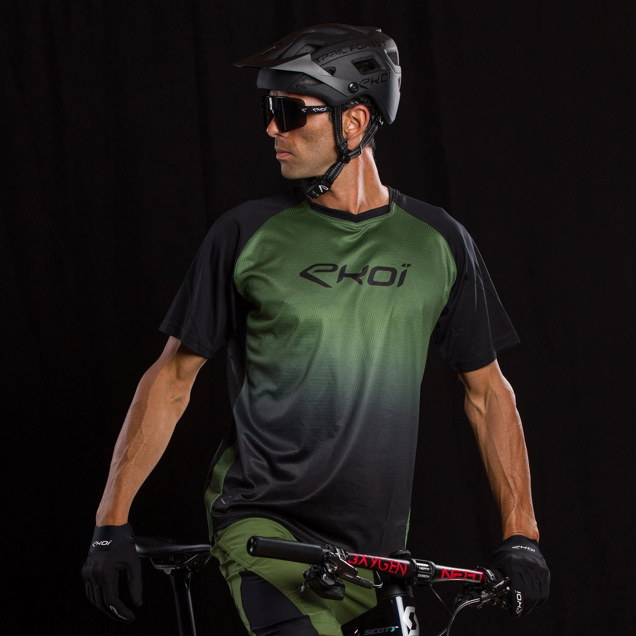 Short Sleeves Jersey EKOI MTB Grey