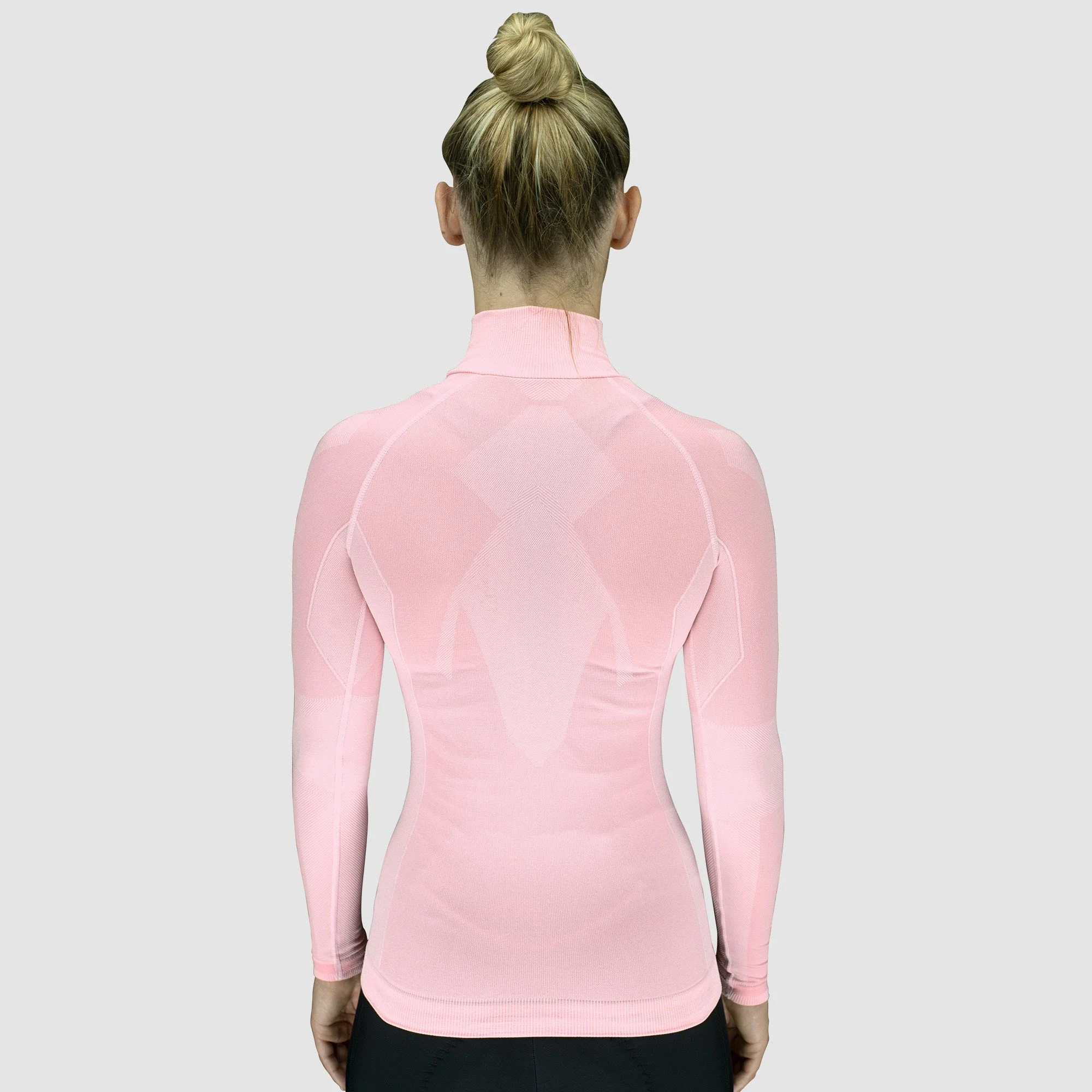 Ladies Base Layer Thermo Zipped Neck EKOI ERIN Black