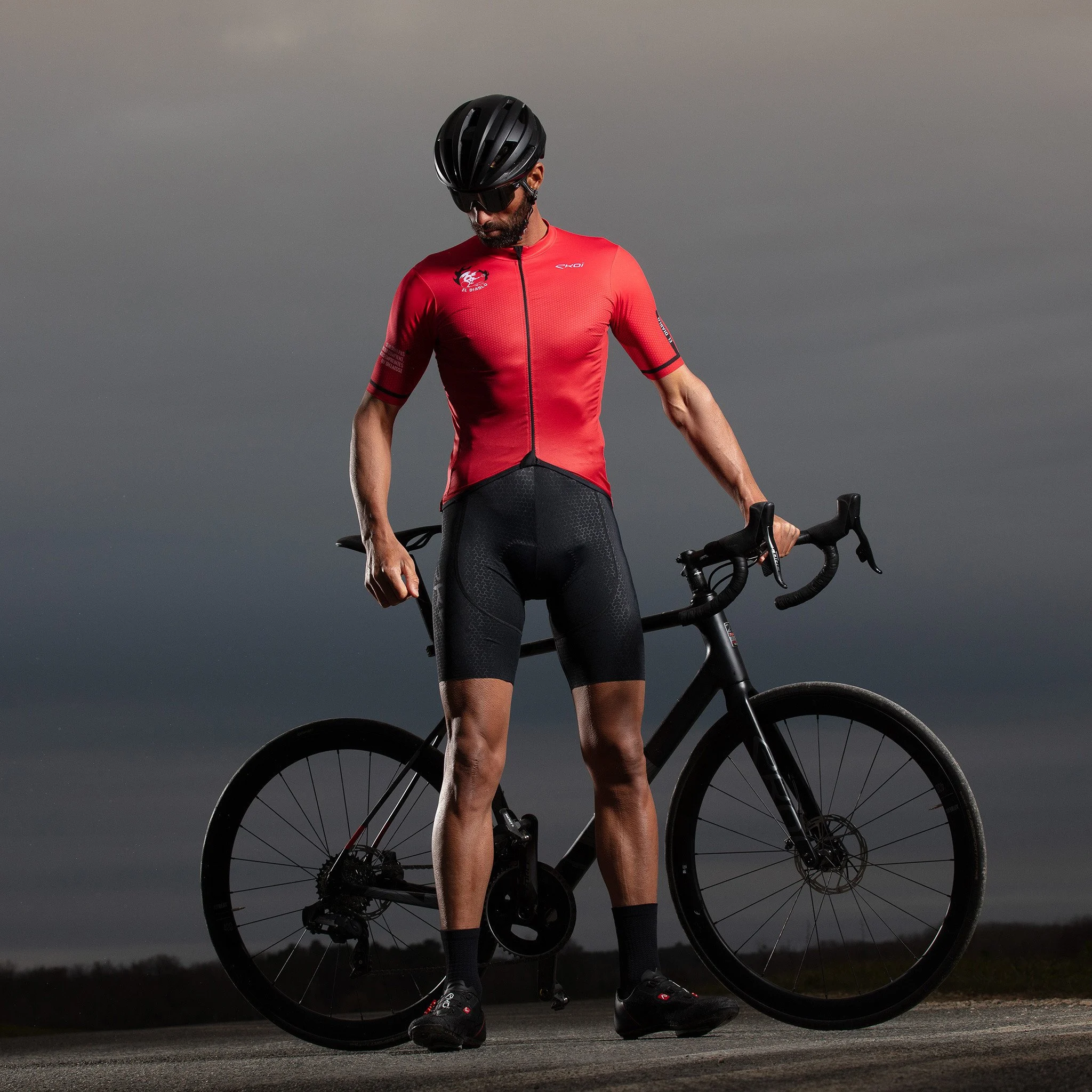EKOI X EL DIABLO Red short sleeved jersey