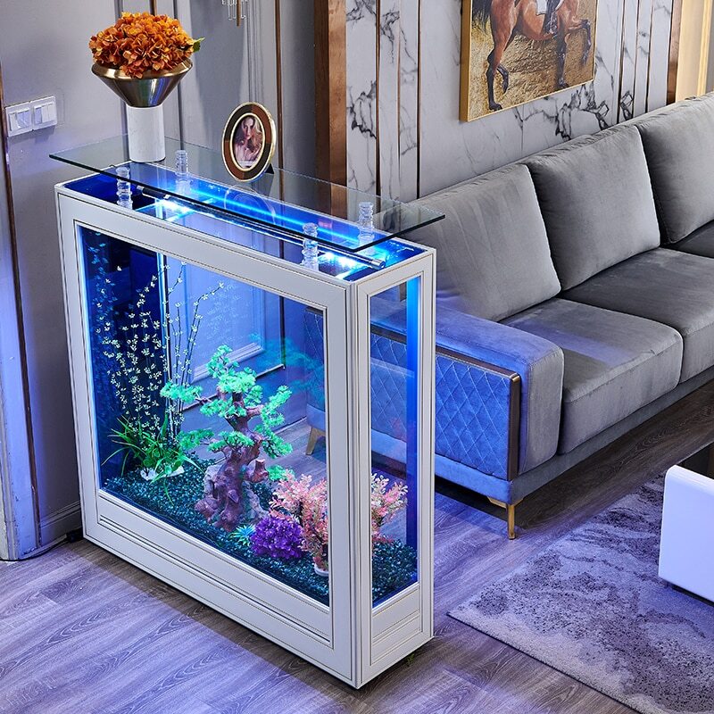 🌈Light Luxury Floor Standing Aquarium🐠