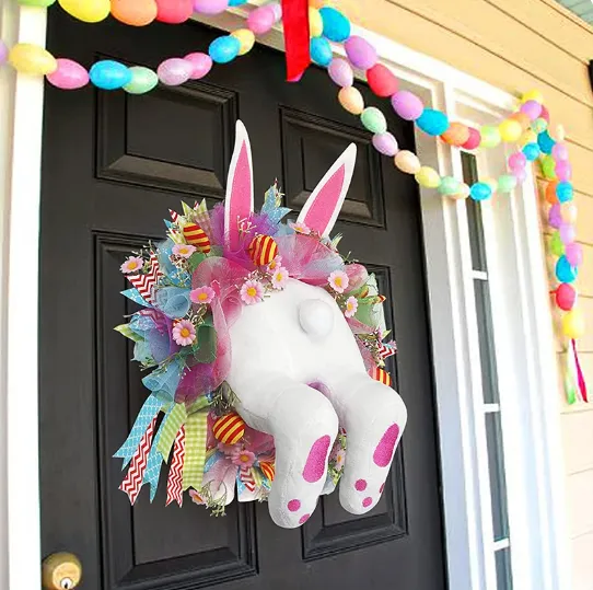 🎁Easter Specials 49% OFF-Bunny Tails Easter Wreath