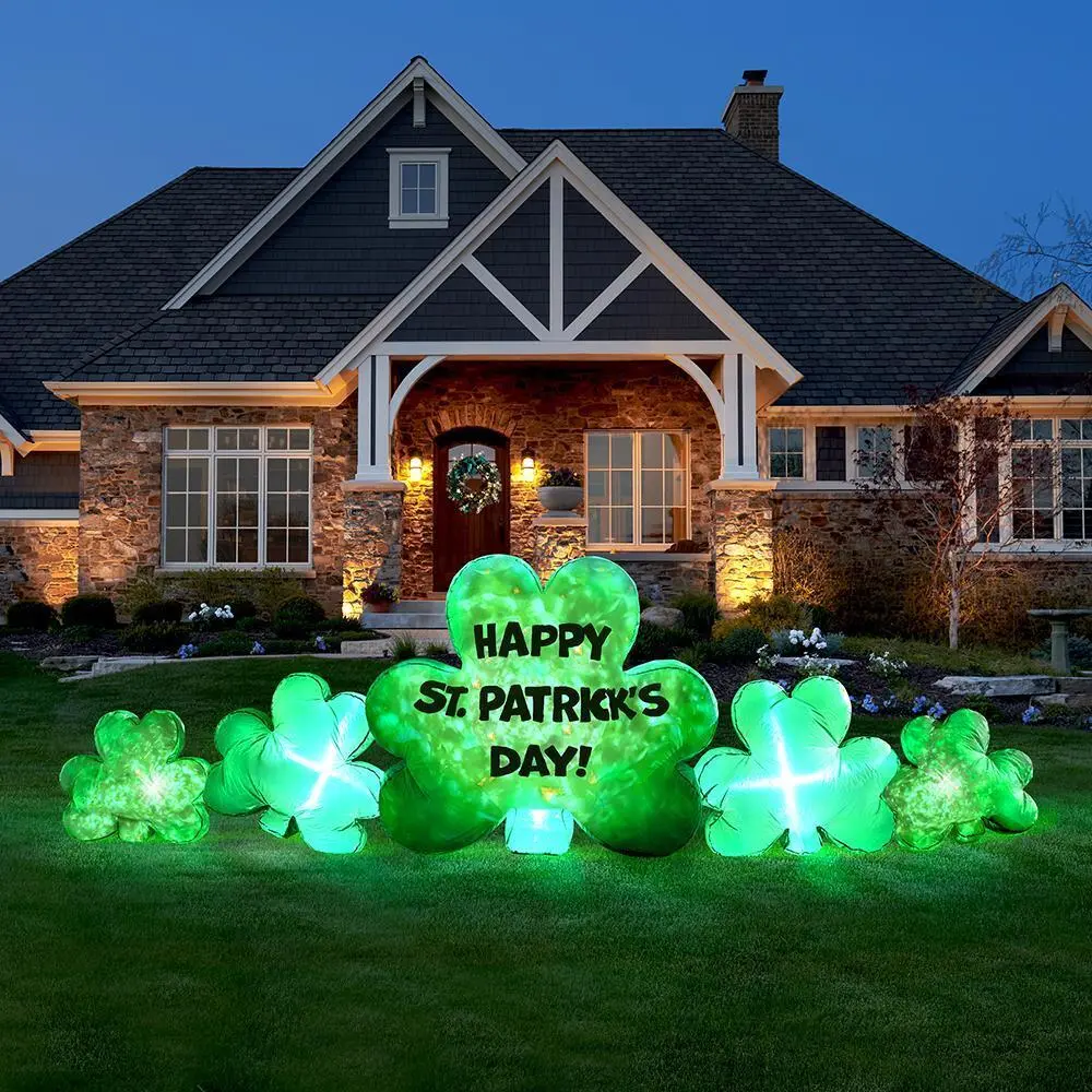 The 10' Inflatable St. Patrick's Day Clovers