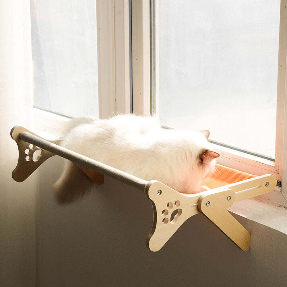 Indoor Window Perch & Hammock Bed Window Seat Cat Bed