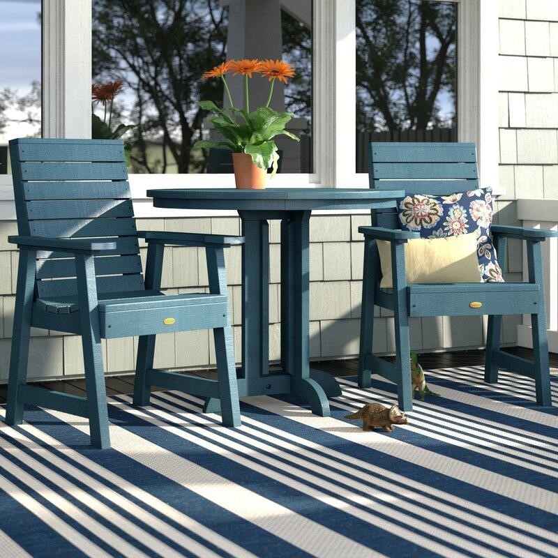 Trigg Round 2 - Person 36'' Long Bistro Set