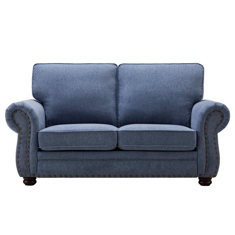 Norberto 66'' Rolled Arm Loveseat