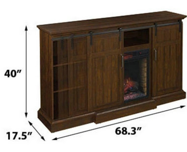 Manning Infrared Electric Fireplace Entertainment Center in Espresso - 28MM9954-PD01