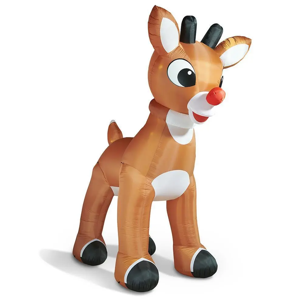 The 15' Inflatable Rudolph With Blinking Nose
