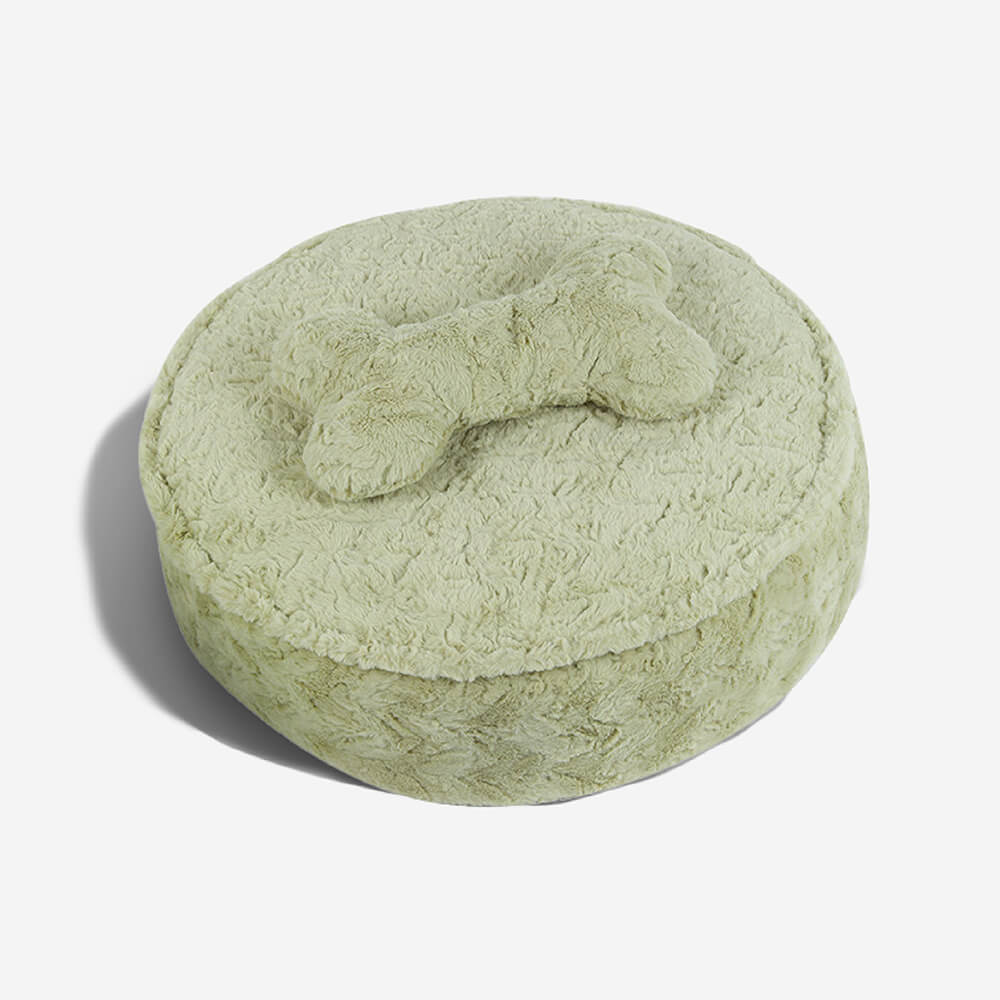 Warming Fluffy Round Cloud Shape Claiming Dog Bed