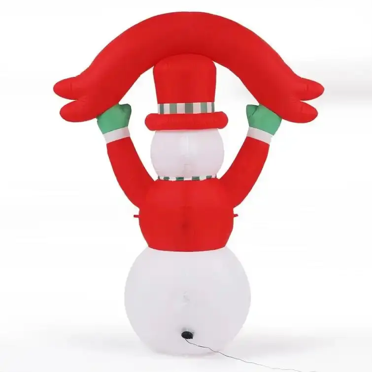 Snowman with Merry Christmas Banner Figurine