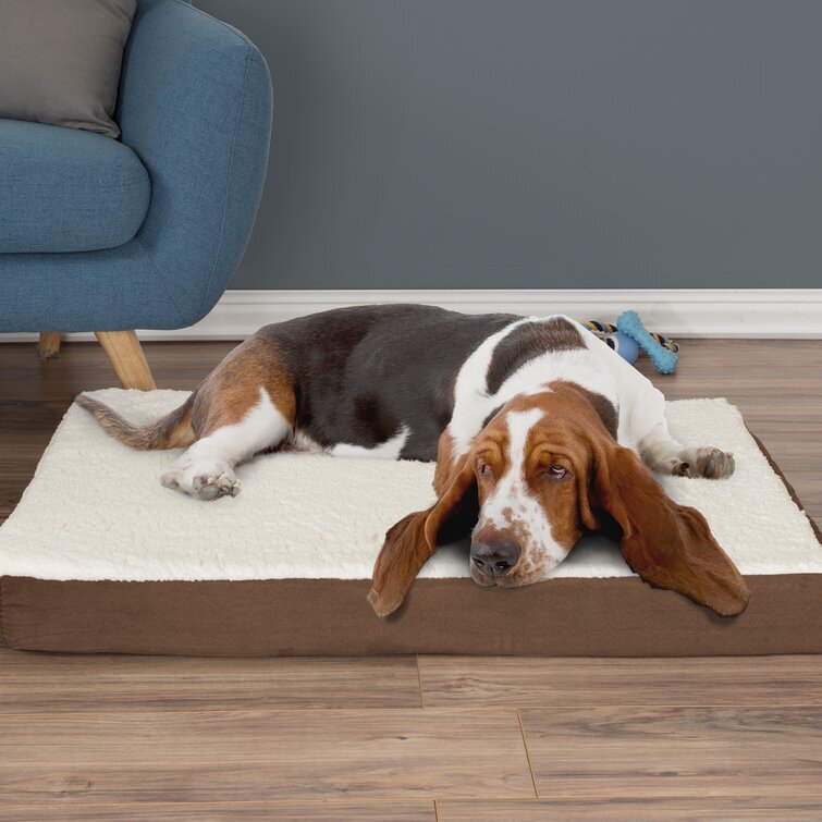Orthopedic Sherpa Memory Foam Dog Mat