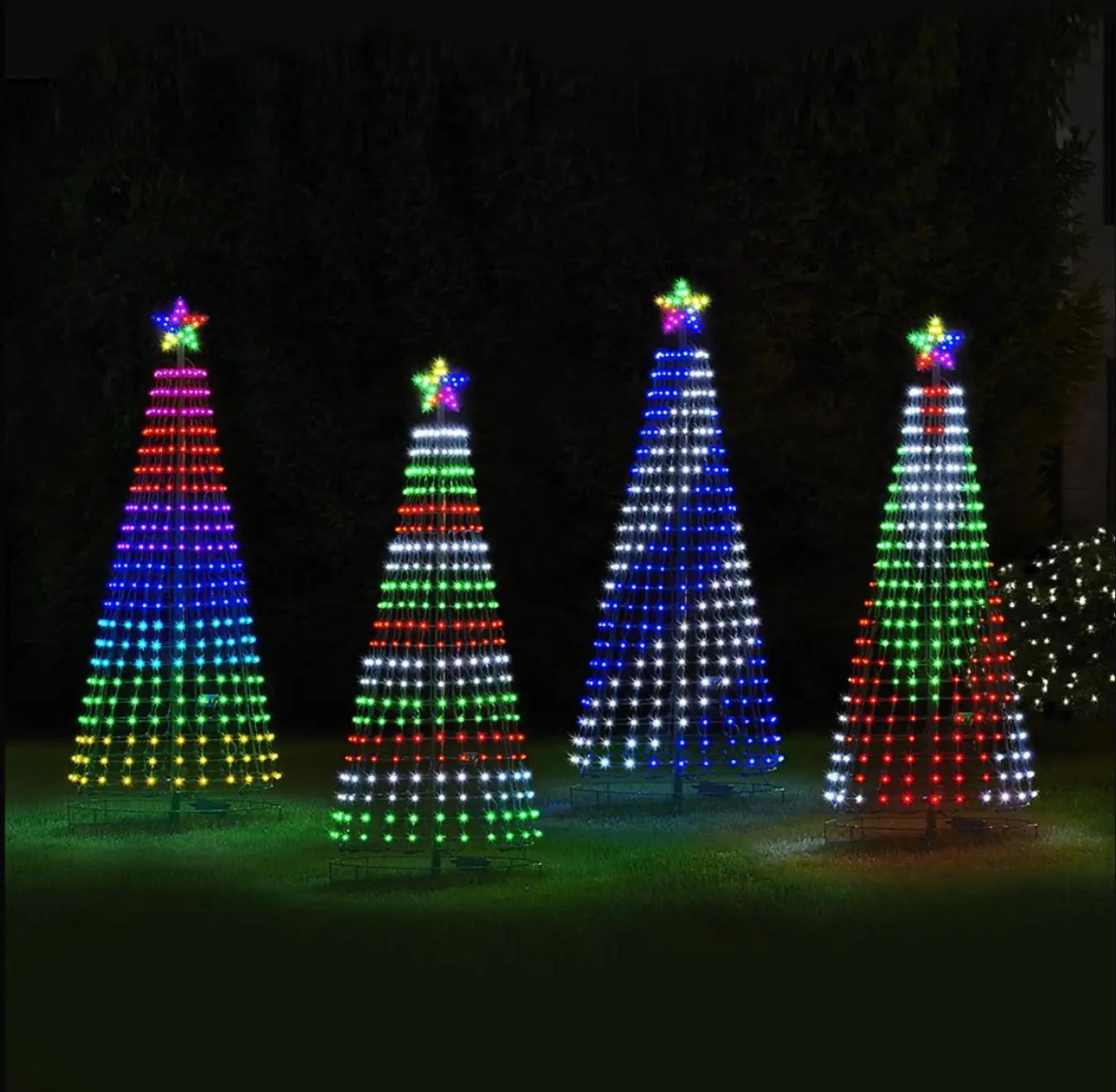 7 1/2' Synchronized Musical Pixel Tree