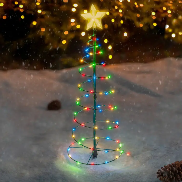 Merrylite Solar LED Lighted Christmas Tree