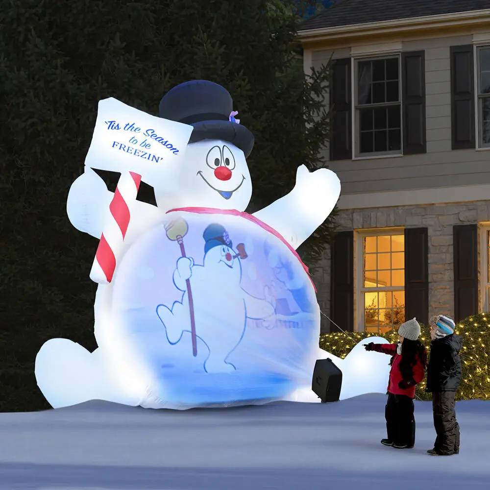 The Video Projecting 10' Snowman
