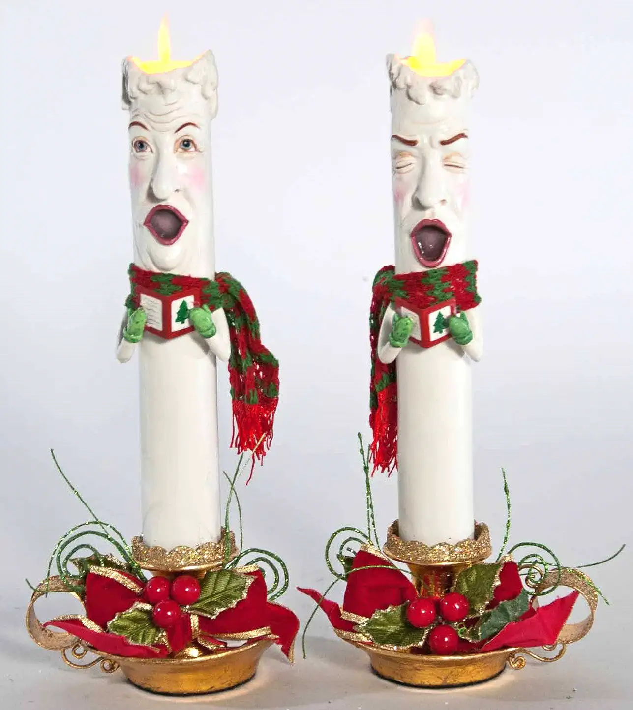 Caroling Christmas Candles