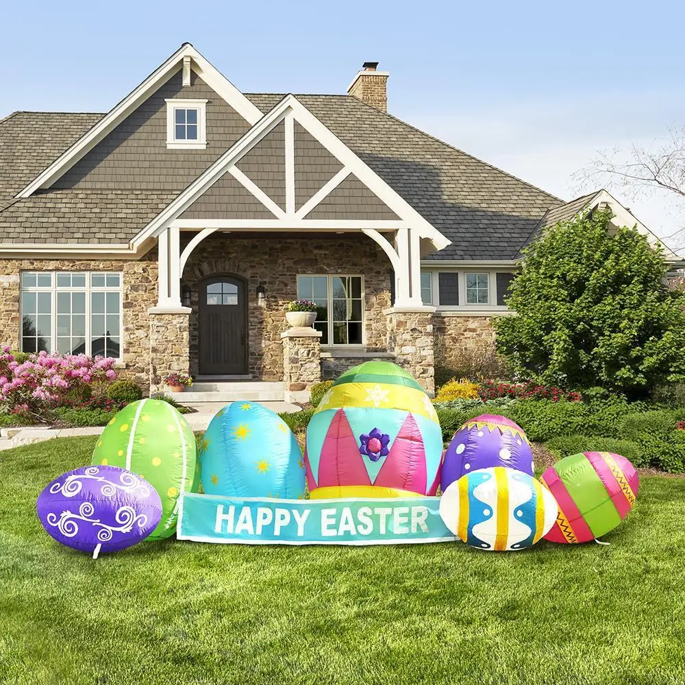 The 8' Illuminated Easter Eggs