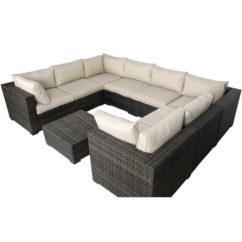 Amarantha 6 - Person Seating Group with Cushions