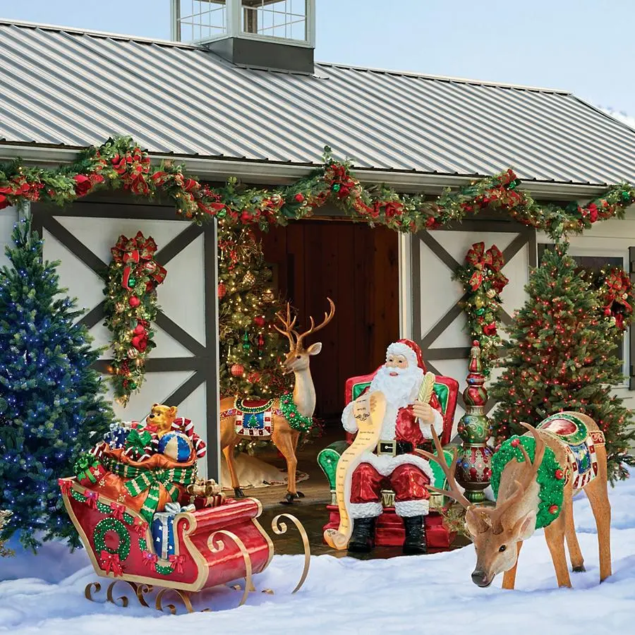 LED Sleigh with Toys