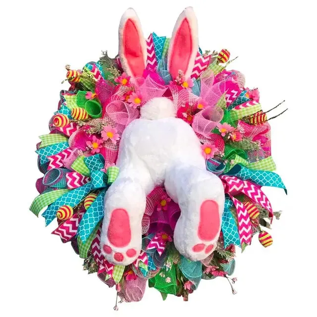 🎁Easter Specials 49% OFF-Bunny Tails Easter Wreath