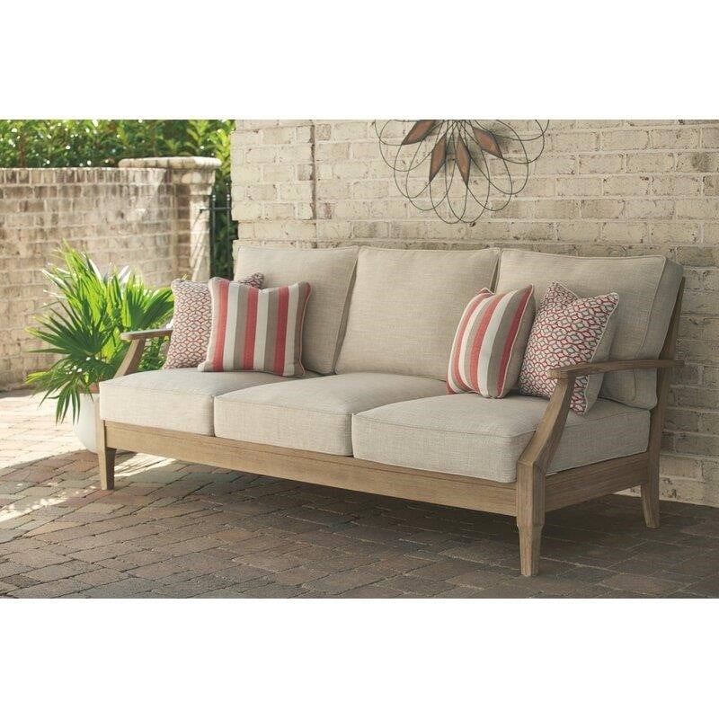 Rella Solid Wood Seating Group with Cushions