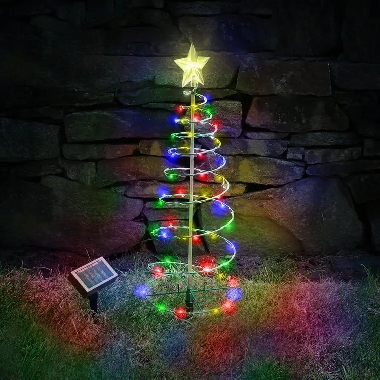 Merrylite Solar LED Lighted Christmas Tree