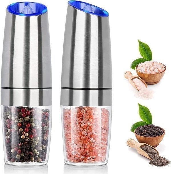 🔥Last Day 70% OFF🔥Automatic Electric Gravity Induction Salt and Pepper Grinder