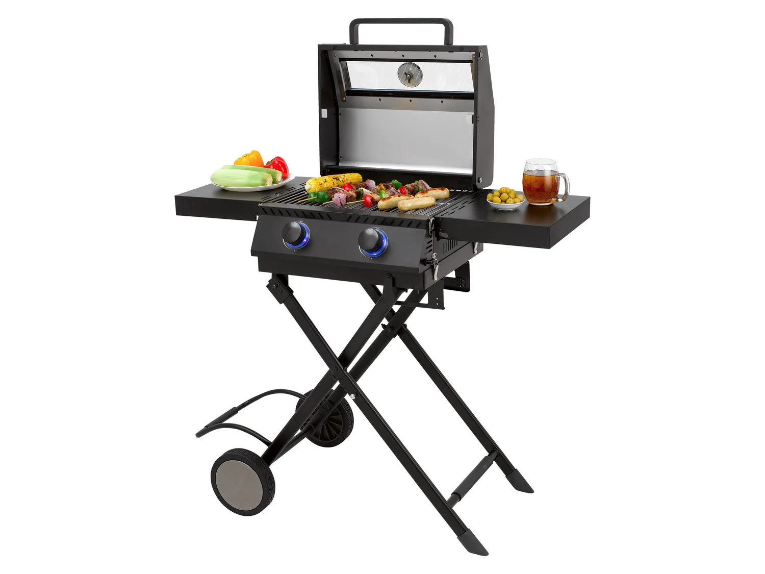 tepro gas grill Chicago Special Edition, 2 burners, 6.0 kW, black