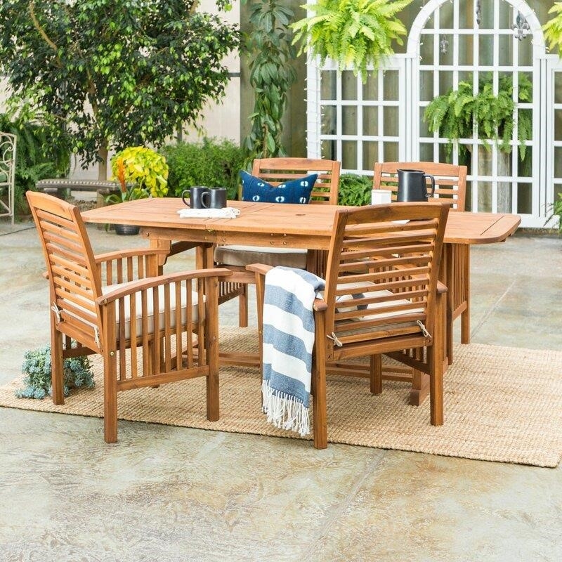 Diboll Rectangular 4 - Person 58.12'' Long Dining Set with Cushions
