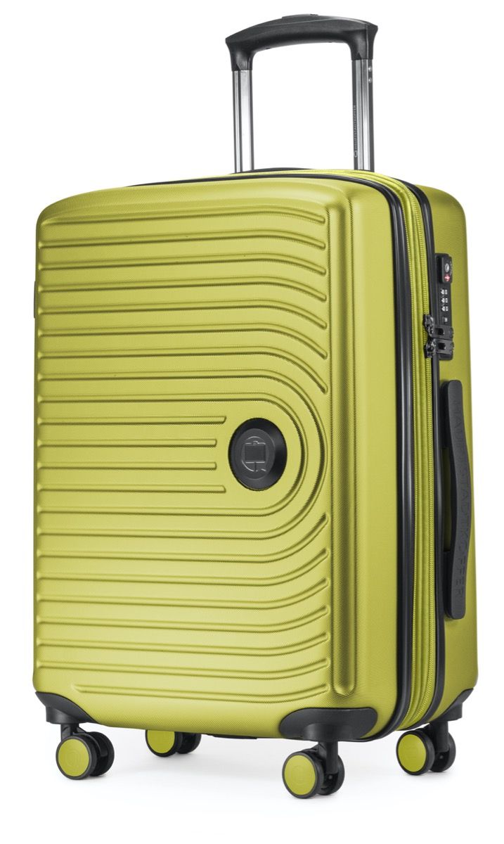 MITTE - hand luggage hard shell matt, XXL extension, TSA, 55 cm, 55 liters