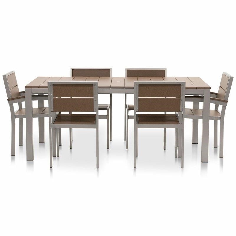 Fiona Rectangular 6 - Person 72'' Long Dining Set