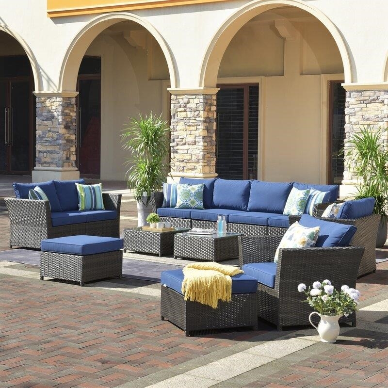 Wicker/Rattan 250 - Person Seating Group with Cushions