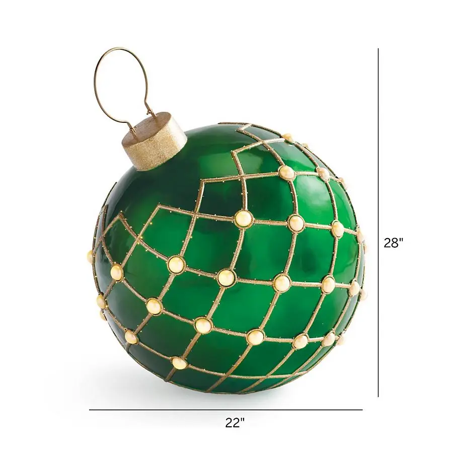 LED and Fiber-Optic Lattice Yard Ornament