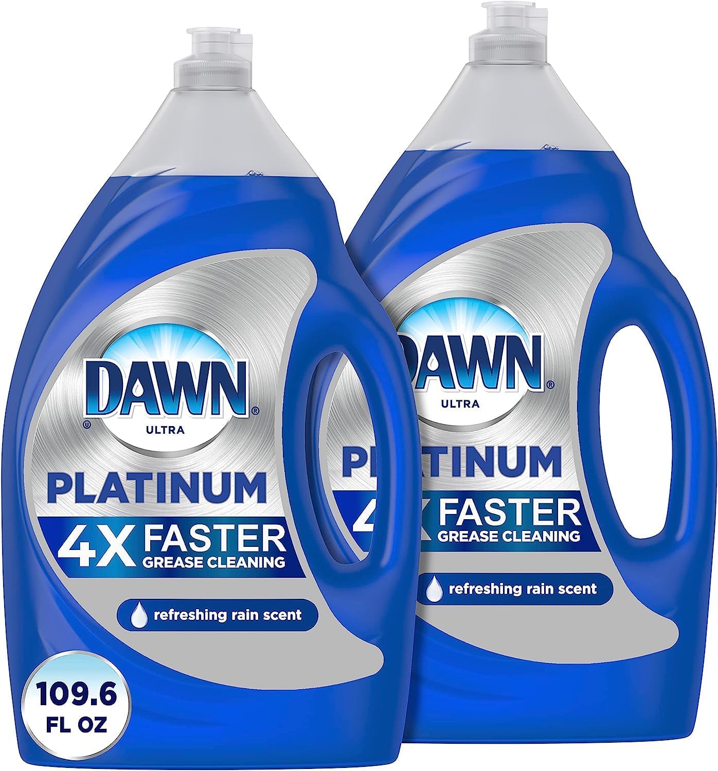 Dawn Platinum Dishwashing Liquid Dish Soap, Refreshing Rain Scent, 32.7 fl oz