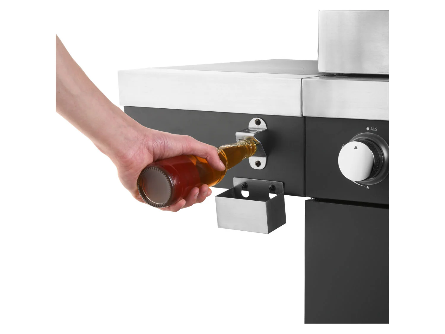 GRILLMEISTER gas grill, 6plus1 burner, 26.1 kW