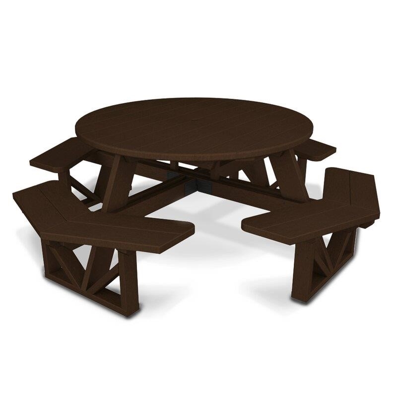 Park Round 89'' Long Picnic Table