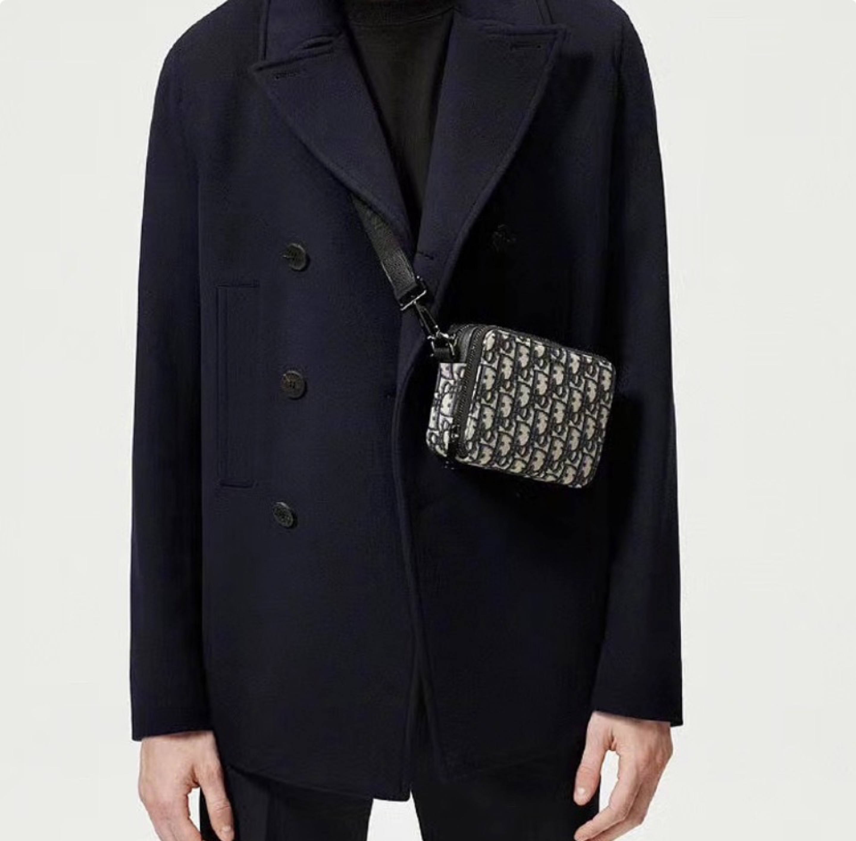 DIOR Oblique Classic Embroidery Crossbody Bag(Perfect Replica)