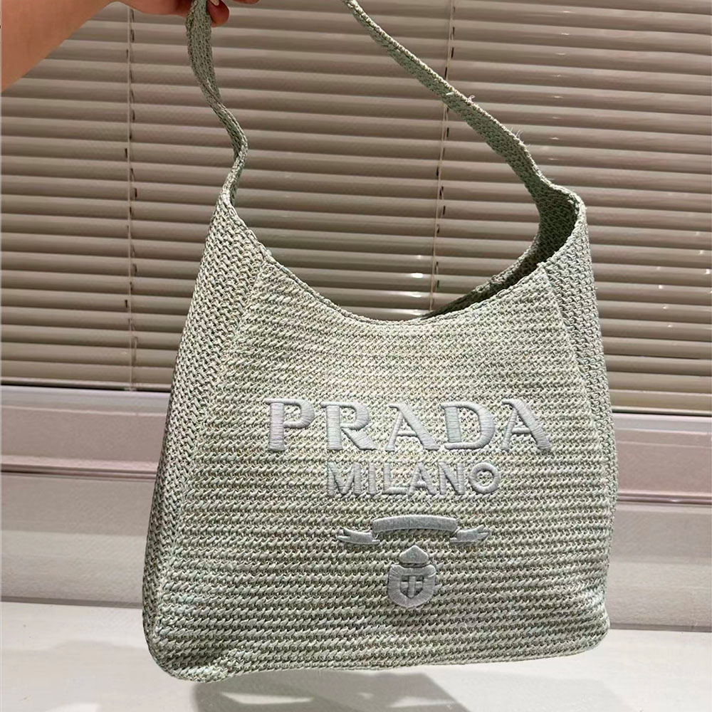 Prada Crochet Handbag Tote Bag