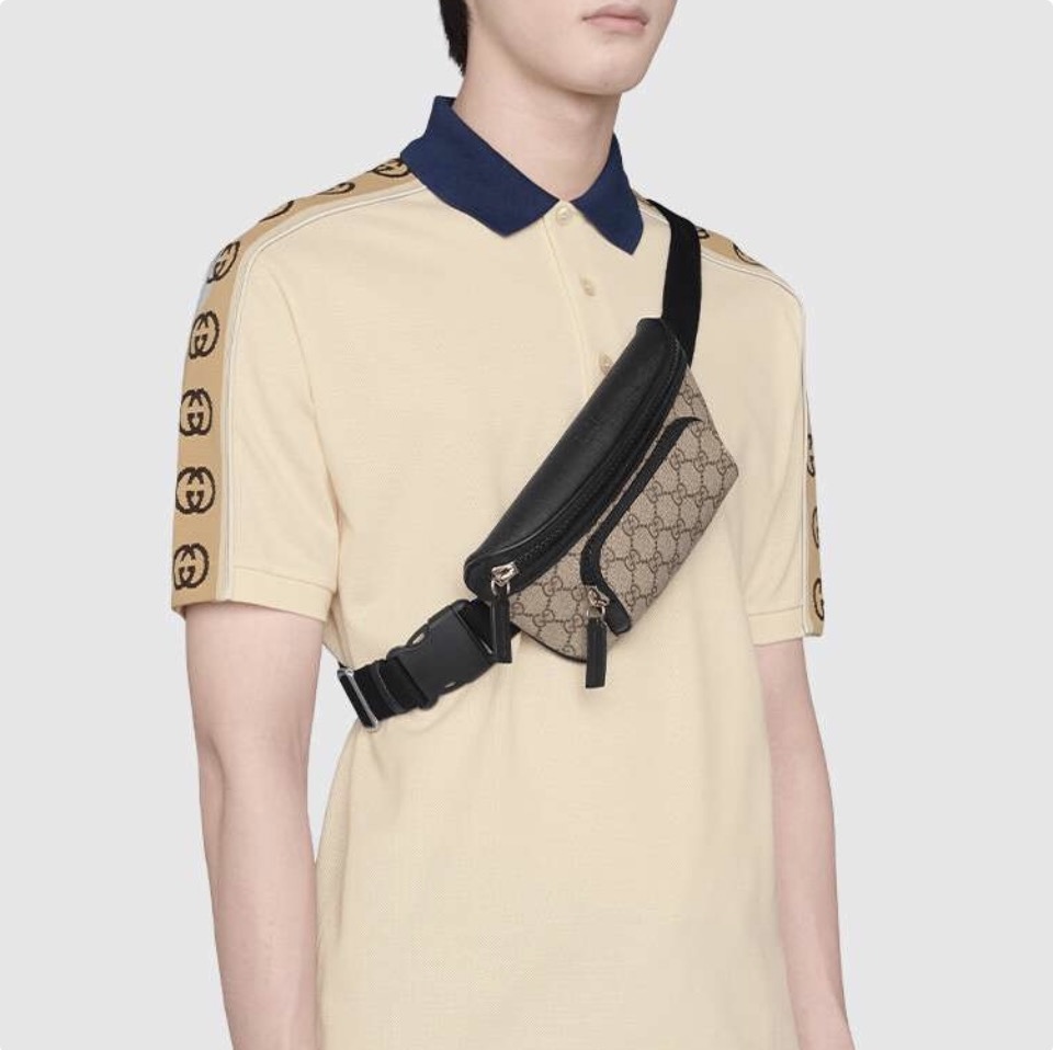 Gucci Canvas Crossbody Waist Bag(Perfect Replica)