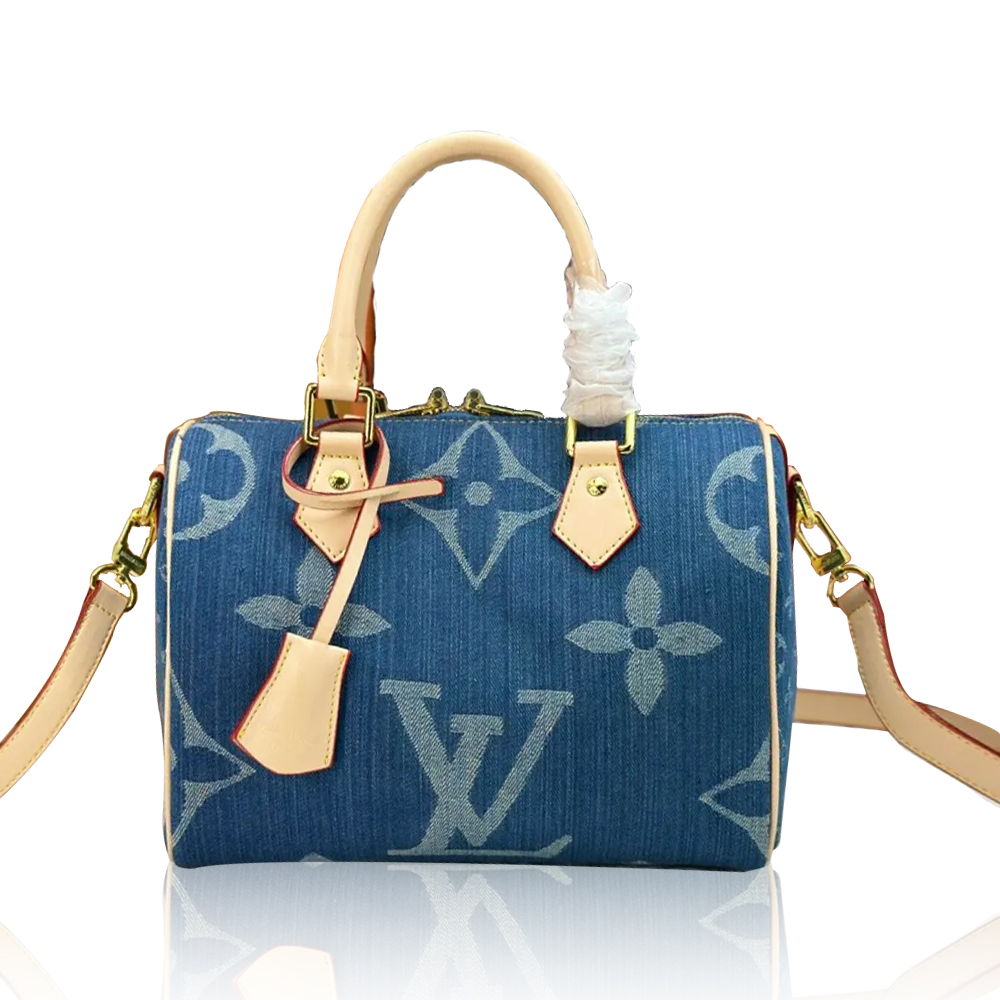 Louis Vuitton Speedy Bandoulière 25 Denim Handbag Crossbody Bag （Perfect Replica）