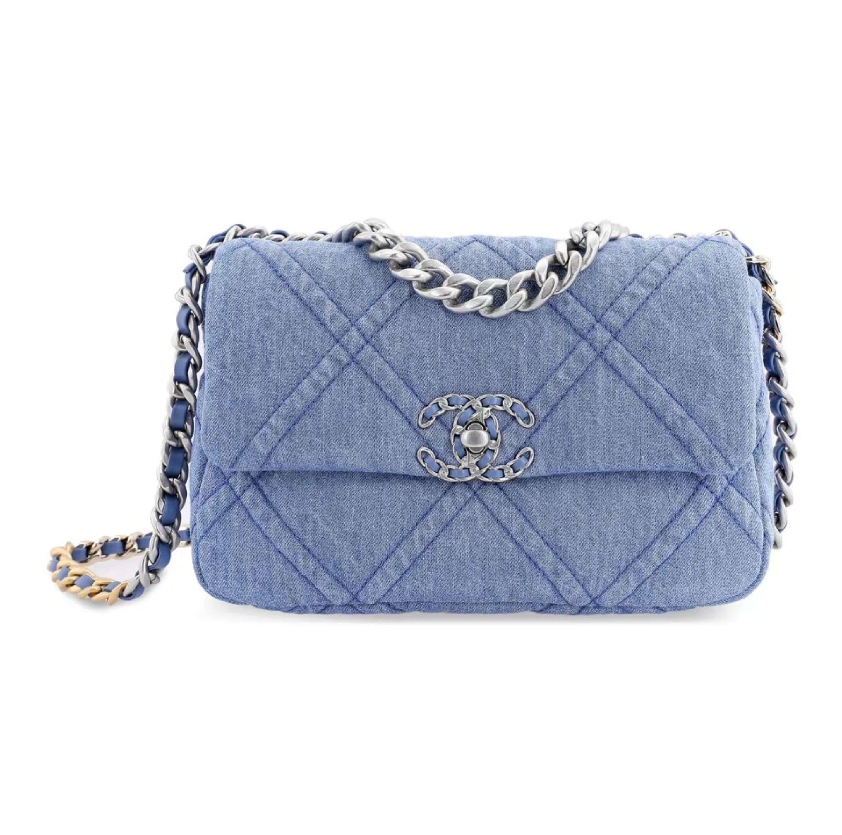Chanel 19Bag Denim Canvas Handle Crossbody Bag（Perfect Replica）
