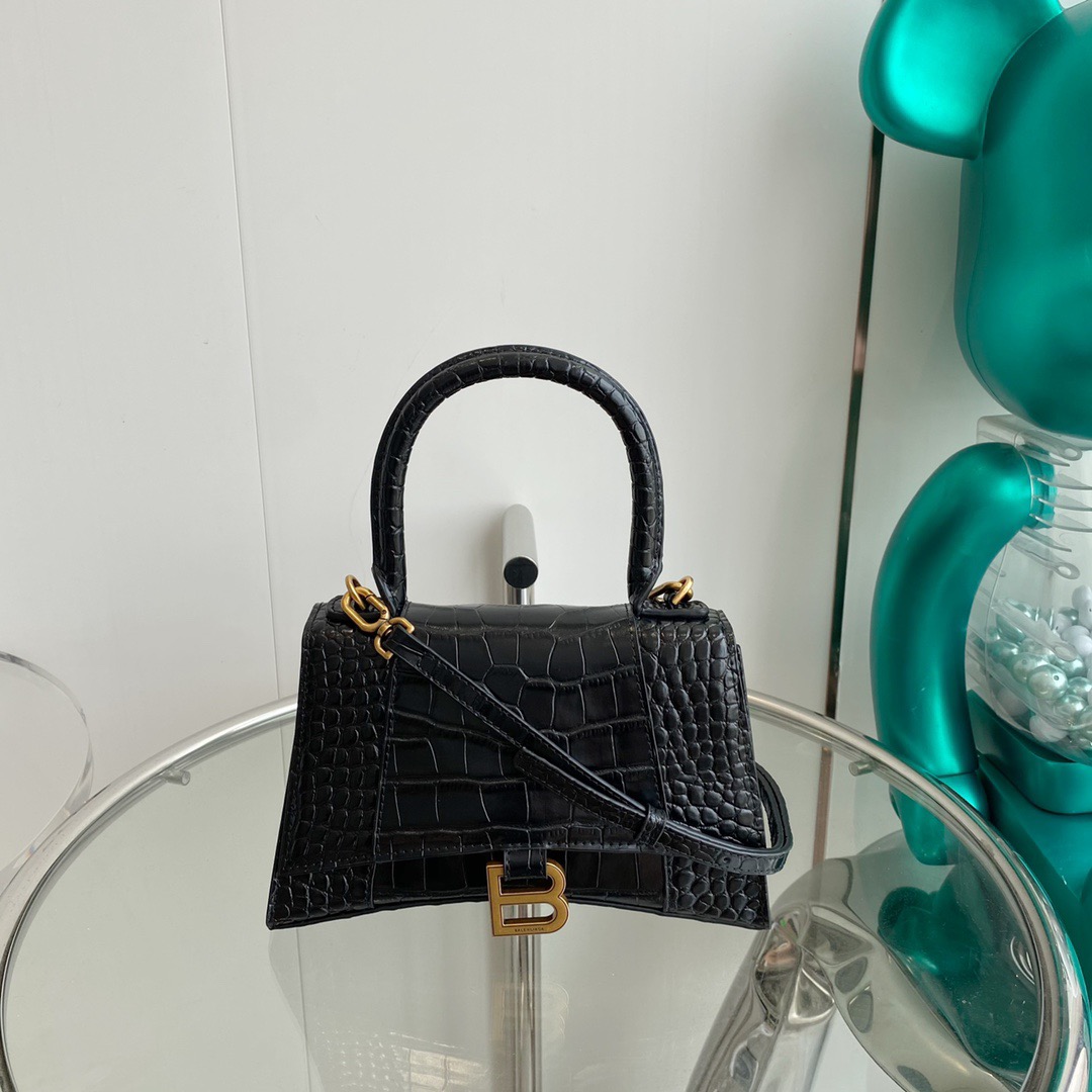 Balenciaga Hourglass Mini&Small Top Handle Bag(Perfect Replica)