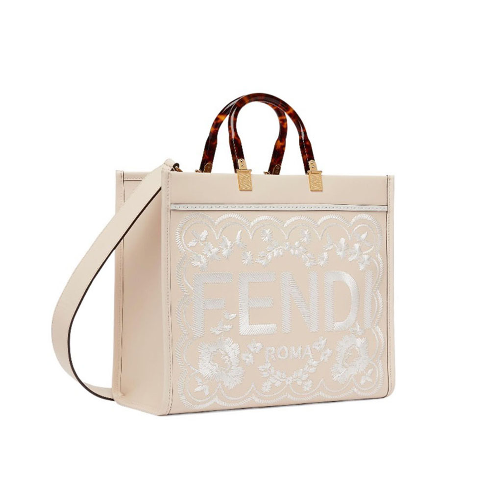 FENDI Sunshine Flower Embroidery Bag Medium(Perfect Replica)