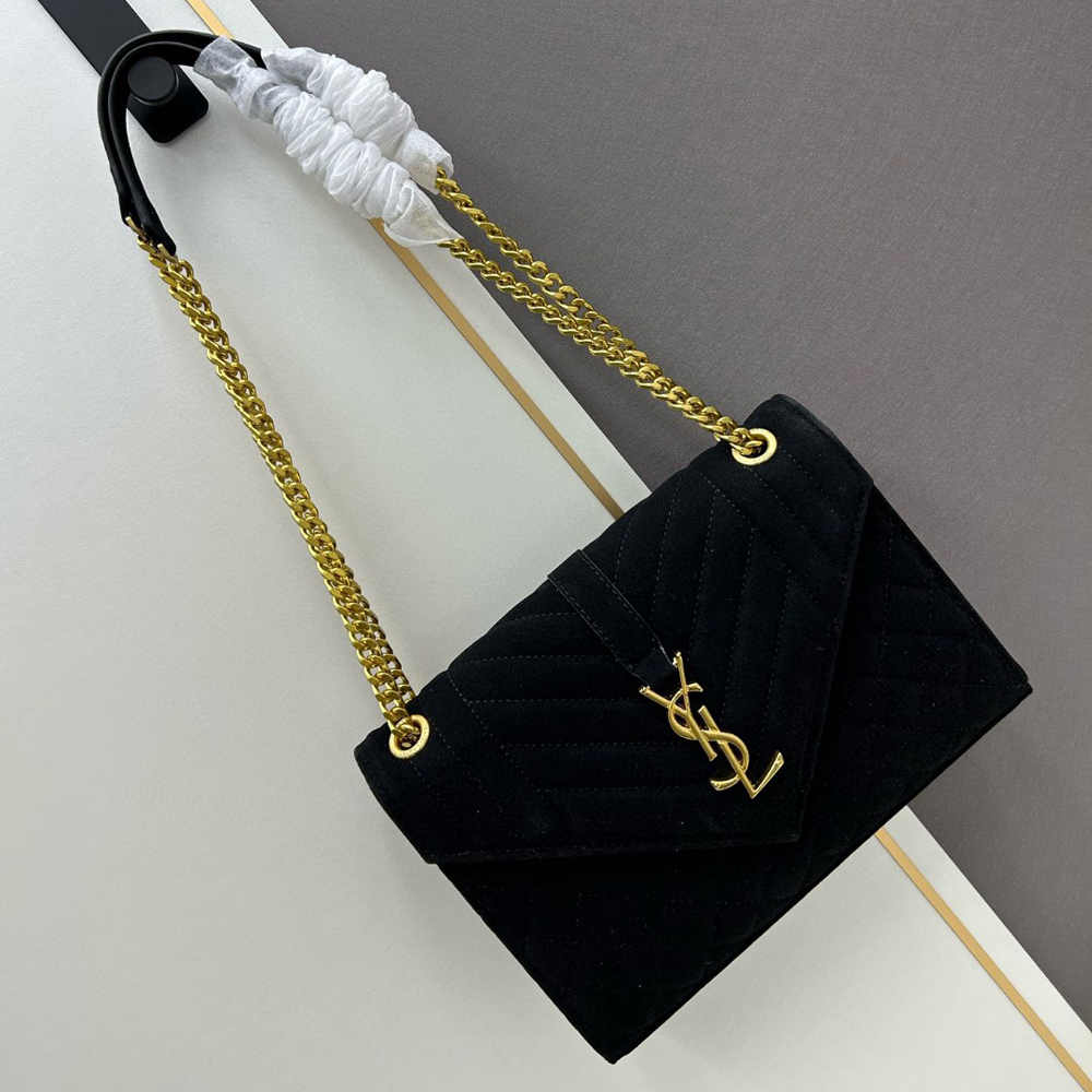 Saint Laurent YSL Suede Envelope Bag (Perfect Replica)
