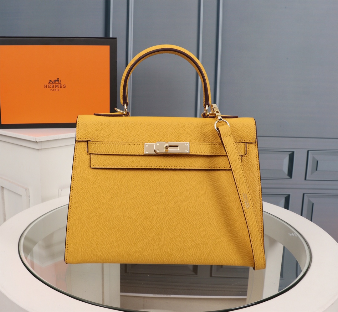 Hermes Kelly Gold Buckle Bag-Epsom(Perfect Replica)